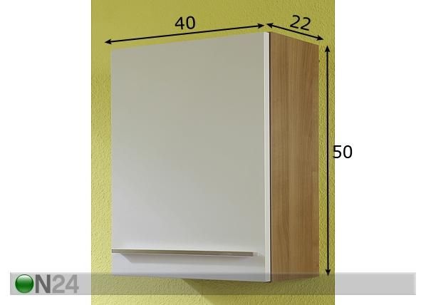Yläkaappi MATRIX mitat