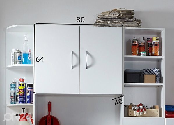Yläkaappi/ seinäkaappi MRK 529 80 cm mitat