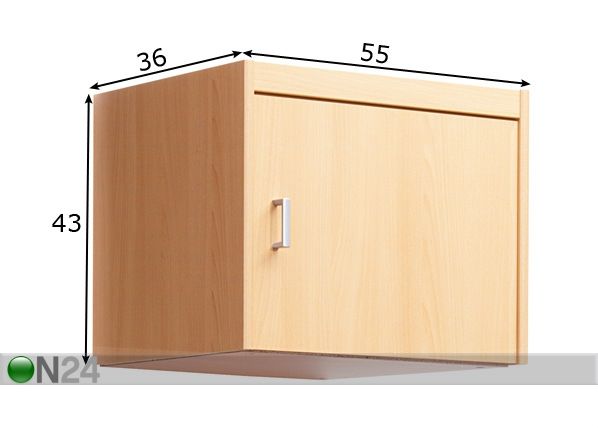 Yläkaappi SOFT PLUS mitat