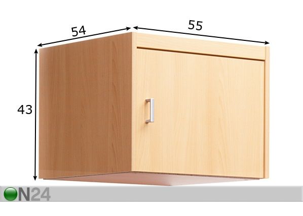Yläkaappi SOFT PLUS mitat
