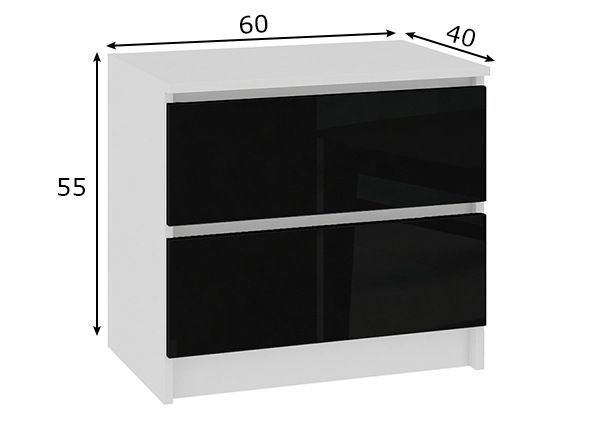 Yöpöytä mitat