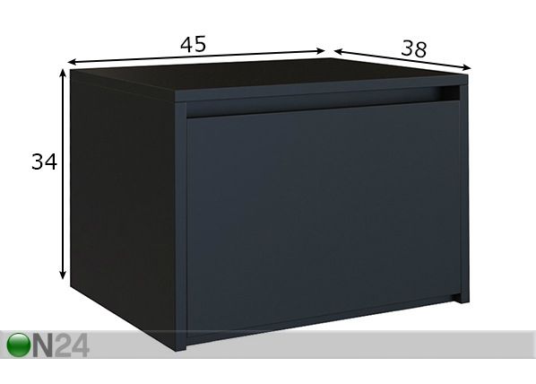 Yöpöytä mitat
