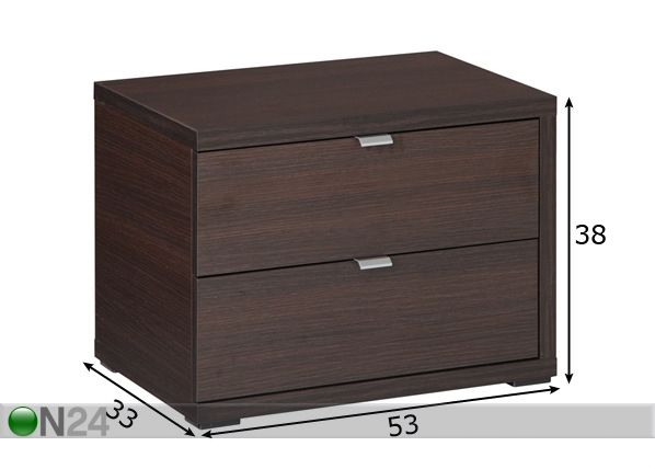 Yöpöytä ENEGO mitat