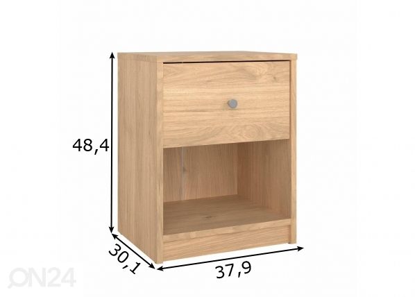 Yöpöytä May mitat