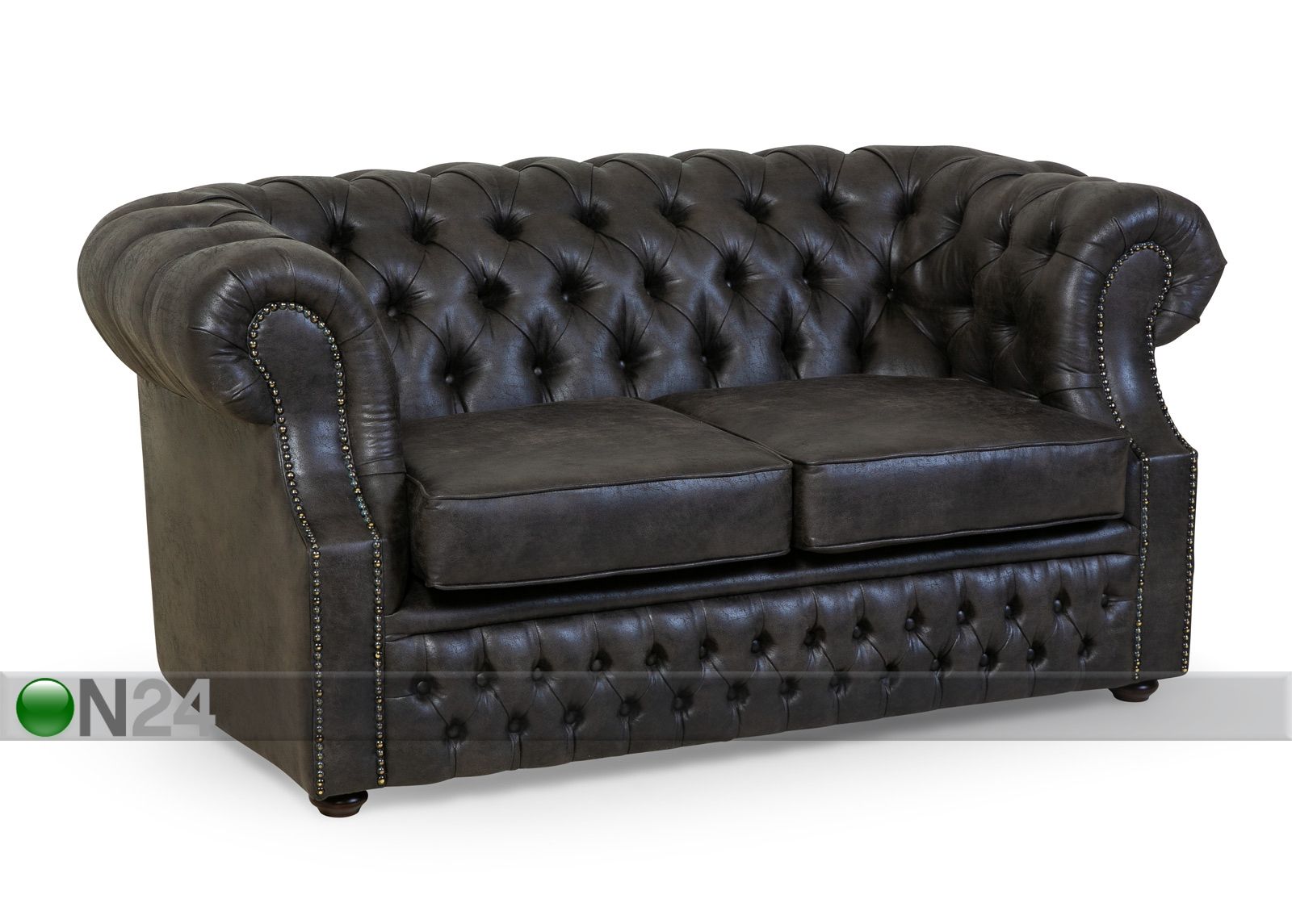 2-istuttava sohva Chesterfield kuvasuurennos