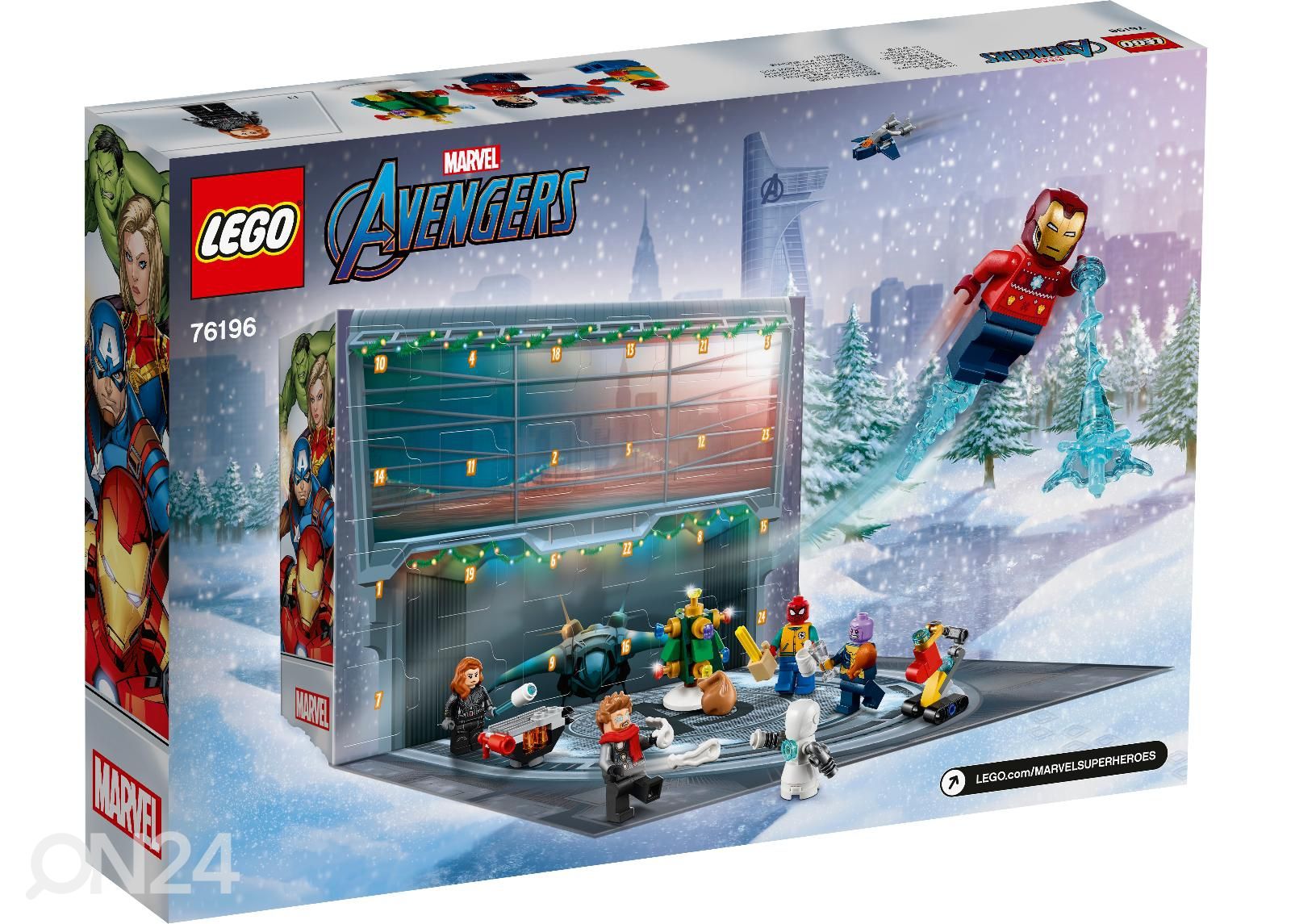 Adventtikalenteri LEGO Marveli Tasujad kuvasuurennos