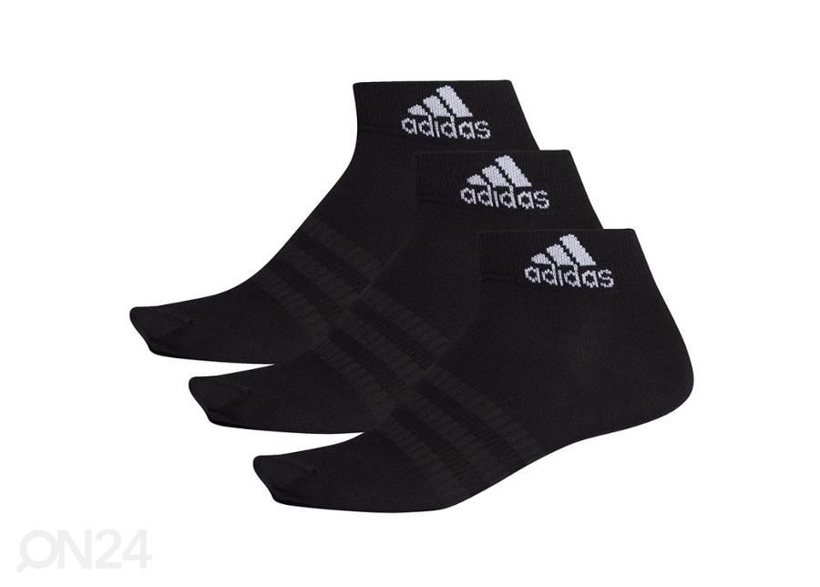 Aikuisten urheilusukat 3 paria Adidas Light Ank DZ9436 kuvasuurennos