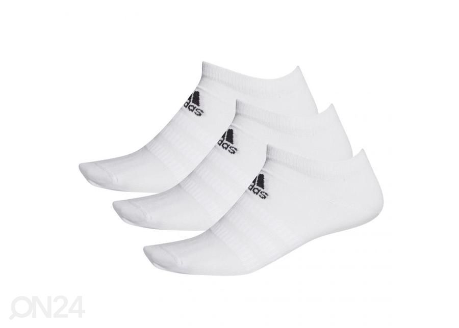Aikuisten urheilusukat 3 paria Adidas Light Light Low DZ9401 kuvasuurennos
