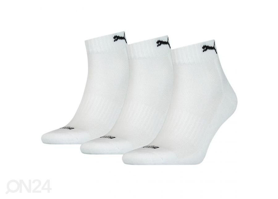 Aikuisten urheilusukat Puma Cushioned Quarter 3 paria kuvasuurennos