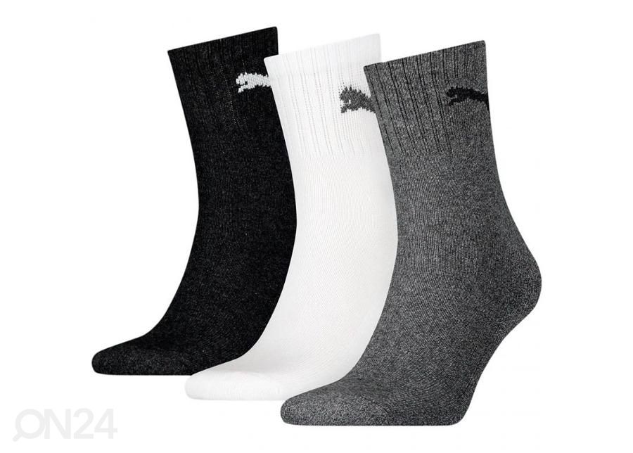 Aikuisten urheilusukat Puma Short Crew 3 paria kuvasuurennos