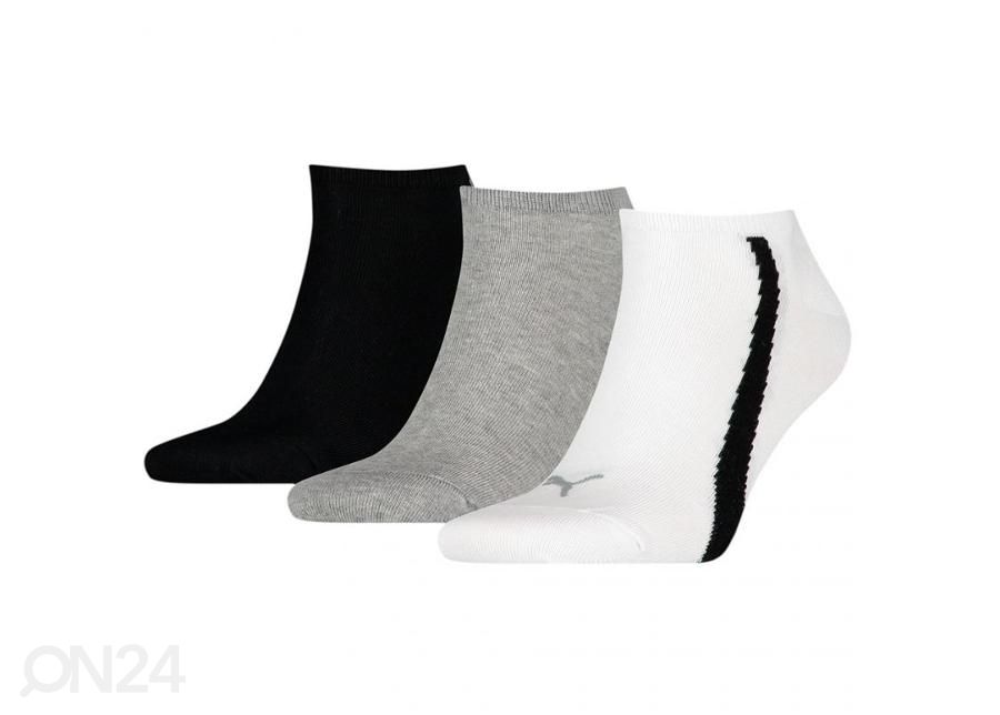 Aikuisten urheilusukat Puma Unisex Lifestyle Sneakers 3 paria kuvasuurennos