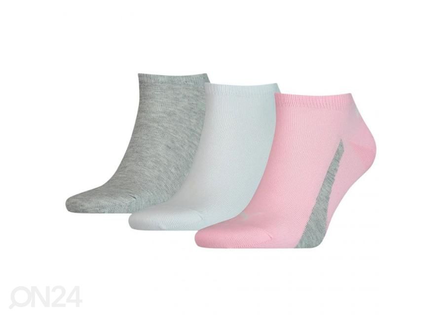 Aikuisten urheilusukat Puma Unisex Lifestyle Sneakers 3 paria kuvasuurennos