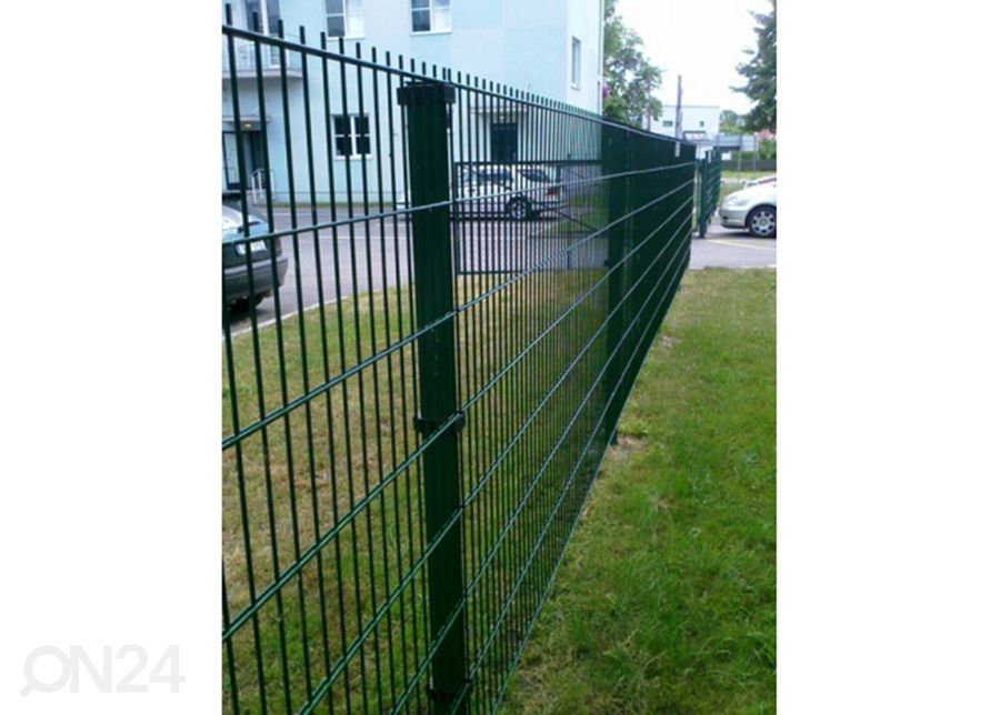 Aitaelementti 2D RAL6005, 6/5/6 mm 123x250 cm kuvasuurennos