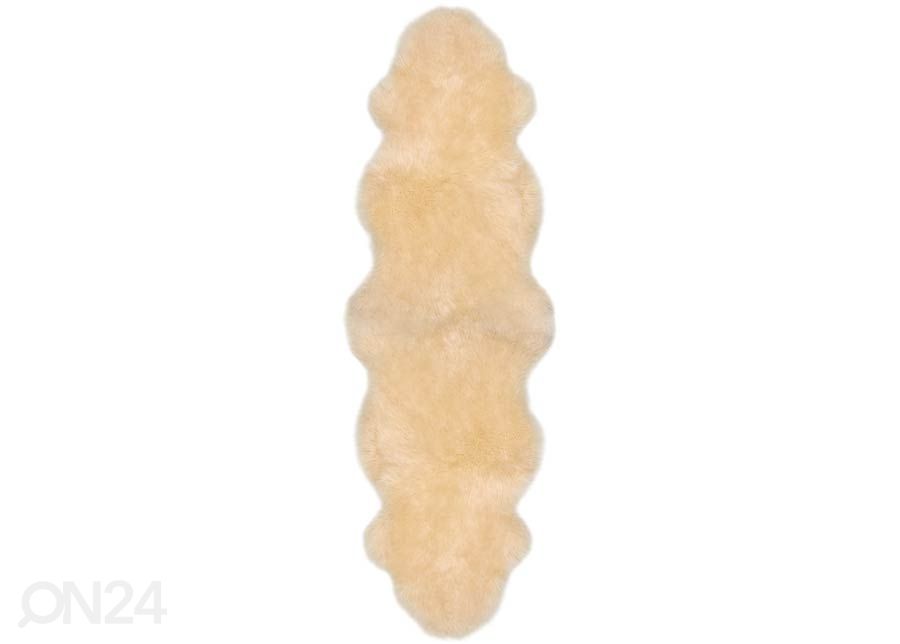 Aito lampaantalja Merino cream Duop ±60x180 cm kuvasuurennos