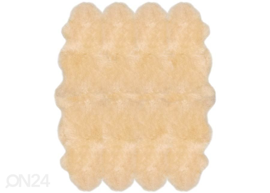 Aito lampaantalja Merino cream Octo ±170x180 cm kuvasuurennos