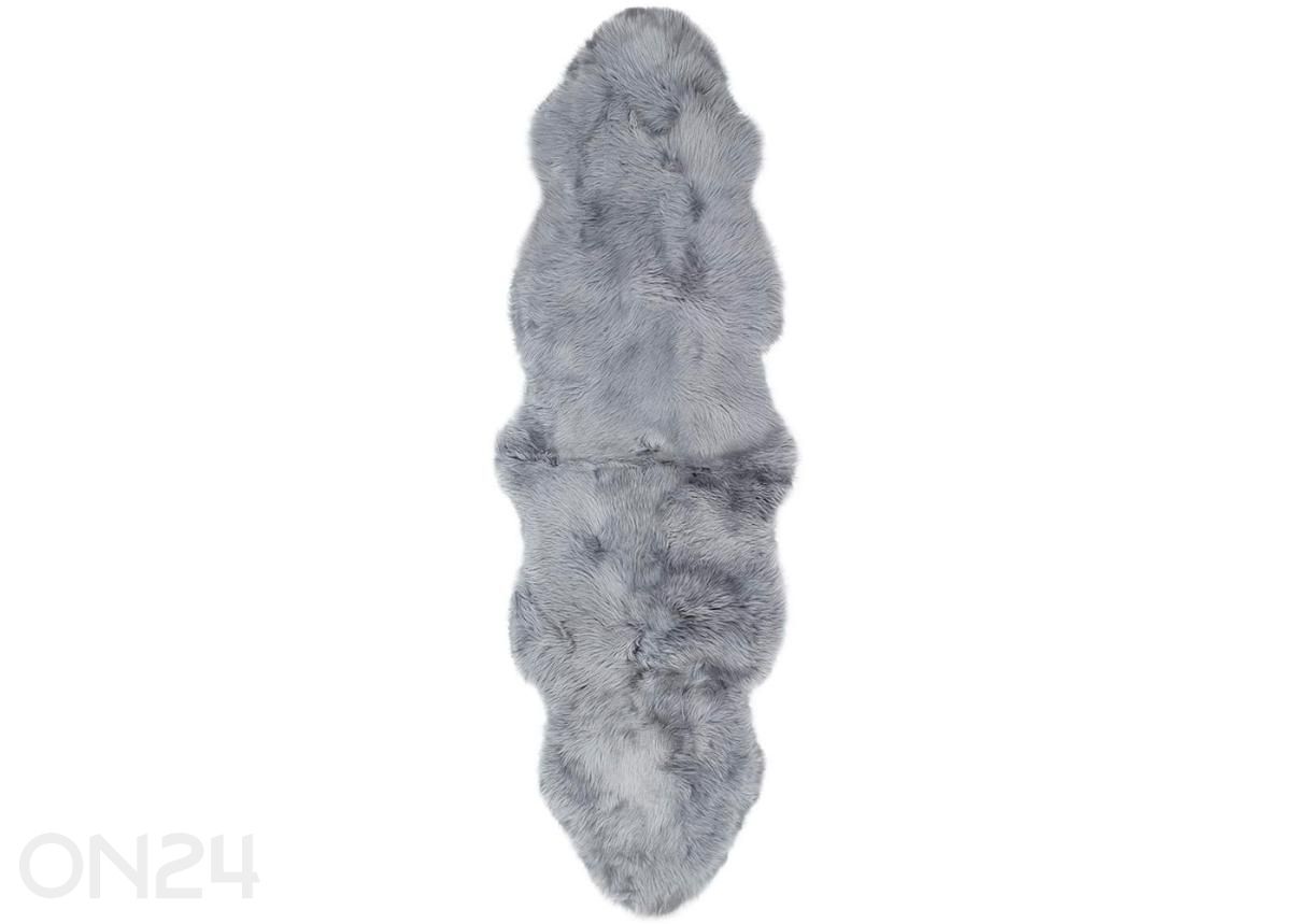 Aito lampaantalja Merino grey Duo ±60x180 cm kuvasuurennos