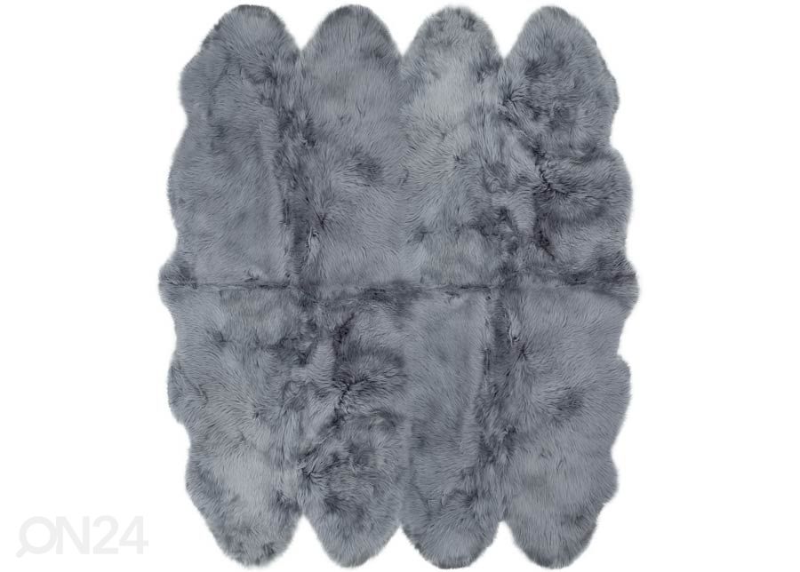Aito lampaantalja Merino grey Octo ±170x180 cm kuvasuurennos