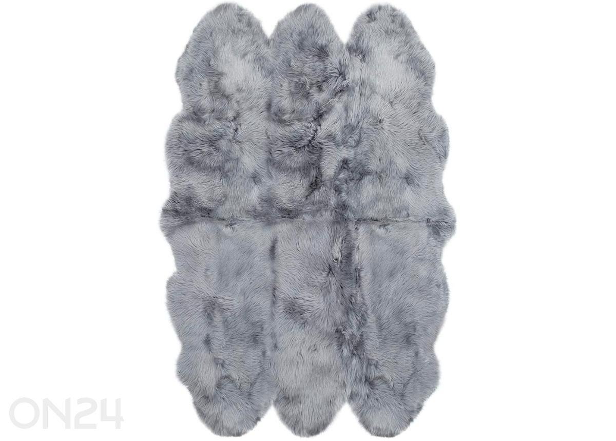 Aito lampaantalja Merino grey Sexto ±130x180 cm kuvasuurennos