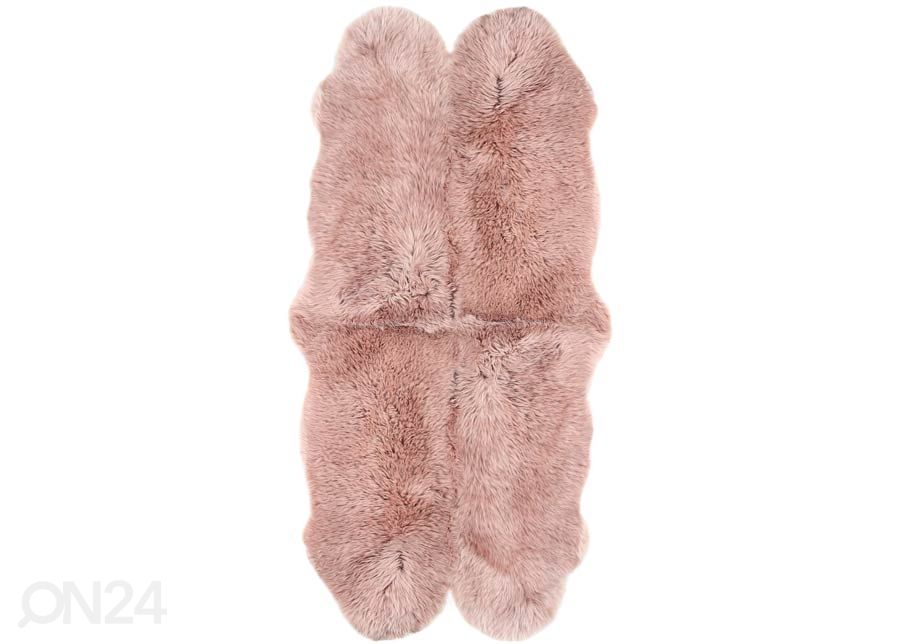 Aito lampaantalja Merino rosa Quatro ±90x180 cm kuvasuurennos