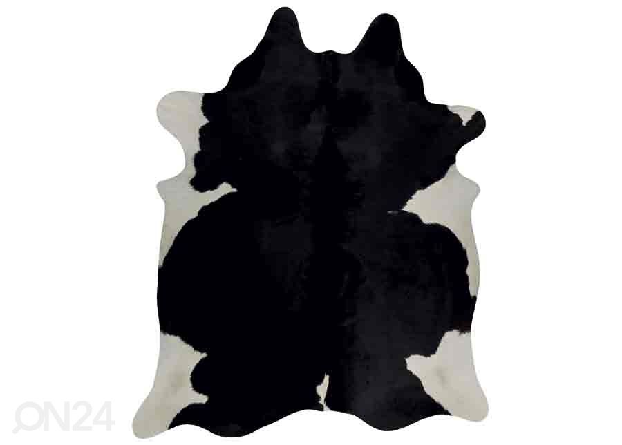 Aito lehmäntalja black-white maxi 200x210 cm kuvasuurennos
