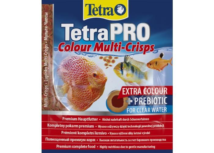 Akvaariokalojen täysravinto tetrapro colour multi-crisps 12 g kuvasuurennos