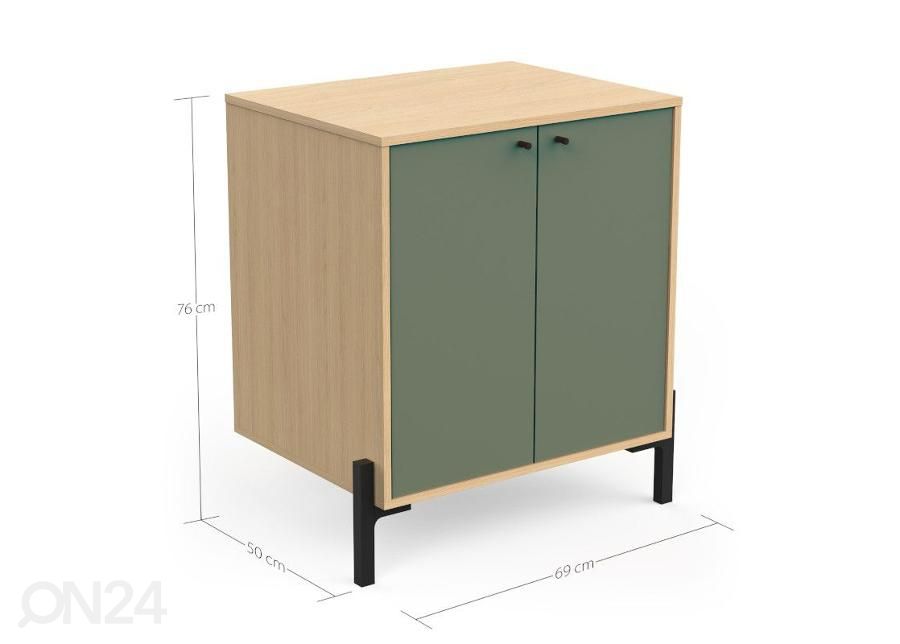 Allaskaappi Elisa 70 cm kuvasuurennos mitat