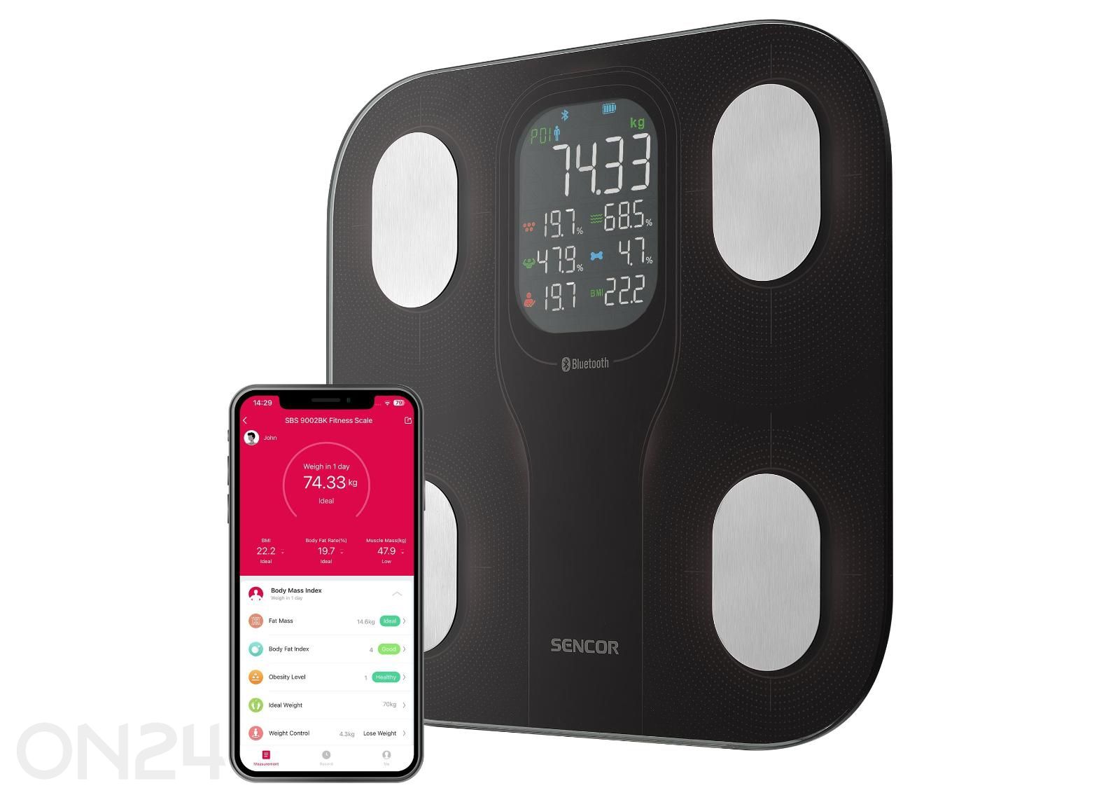 Analyysivaaka Sencor SBS9002BK kuvasuurennos