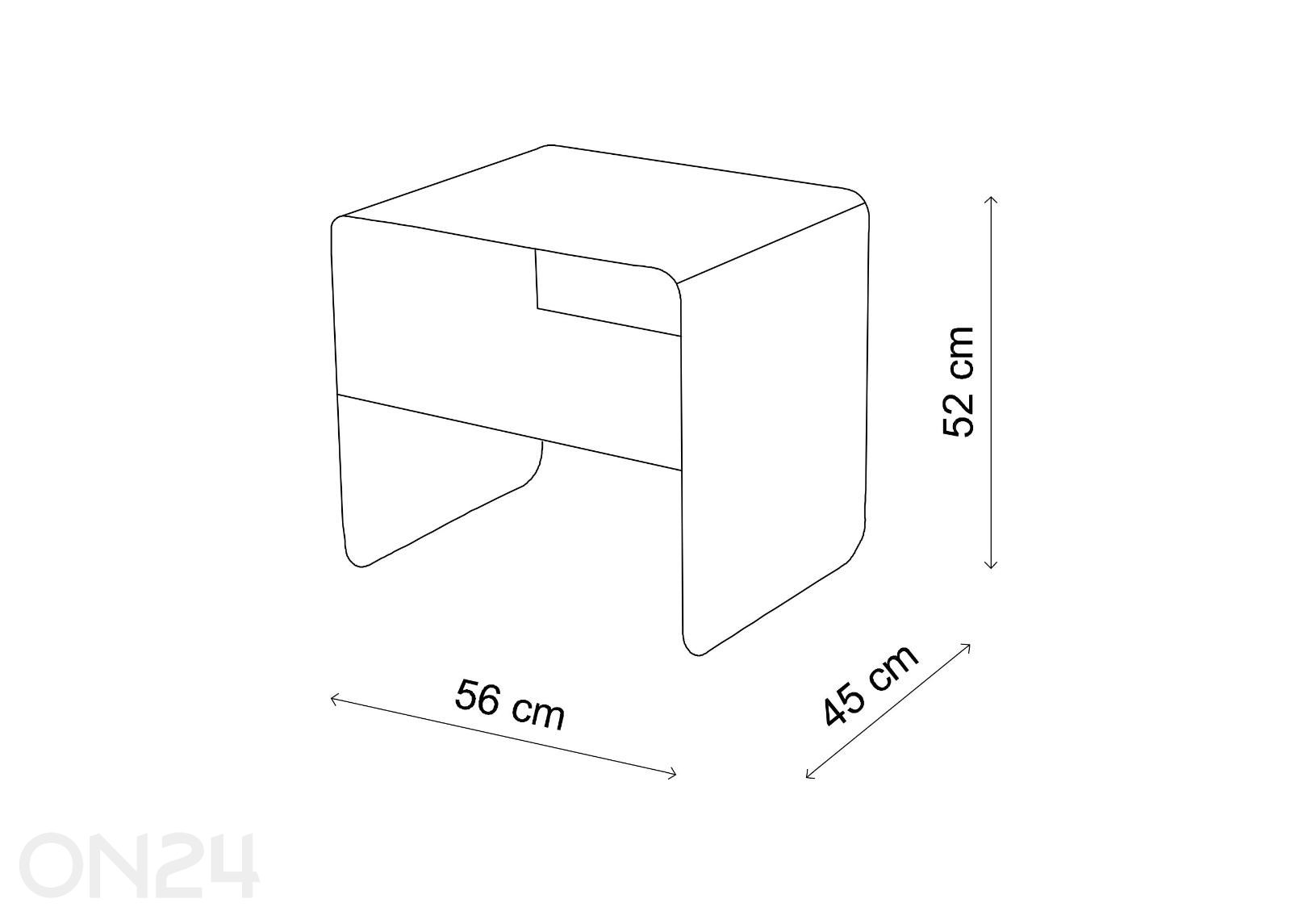 Apupöydät kuvasuurennos mitat