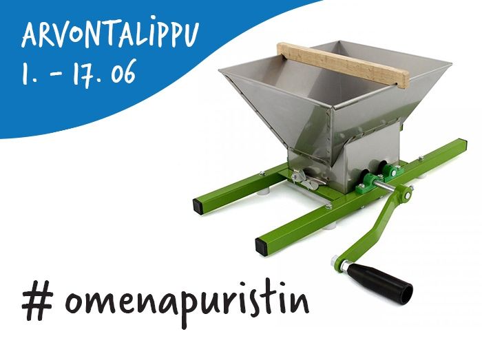 ARVONTALIPPU – omenapuristin kuvasuurennos