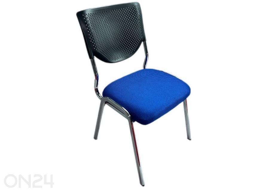 Asiakastuoli Rein, musta/sininen kuvasuurennos