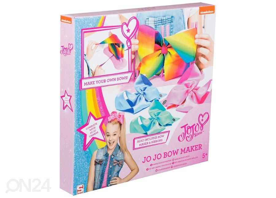 Askartelupakkaus "Tee itse rusetti" Jojo Siwa kuvasuurennos