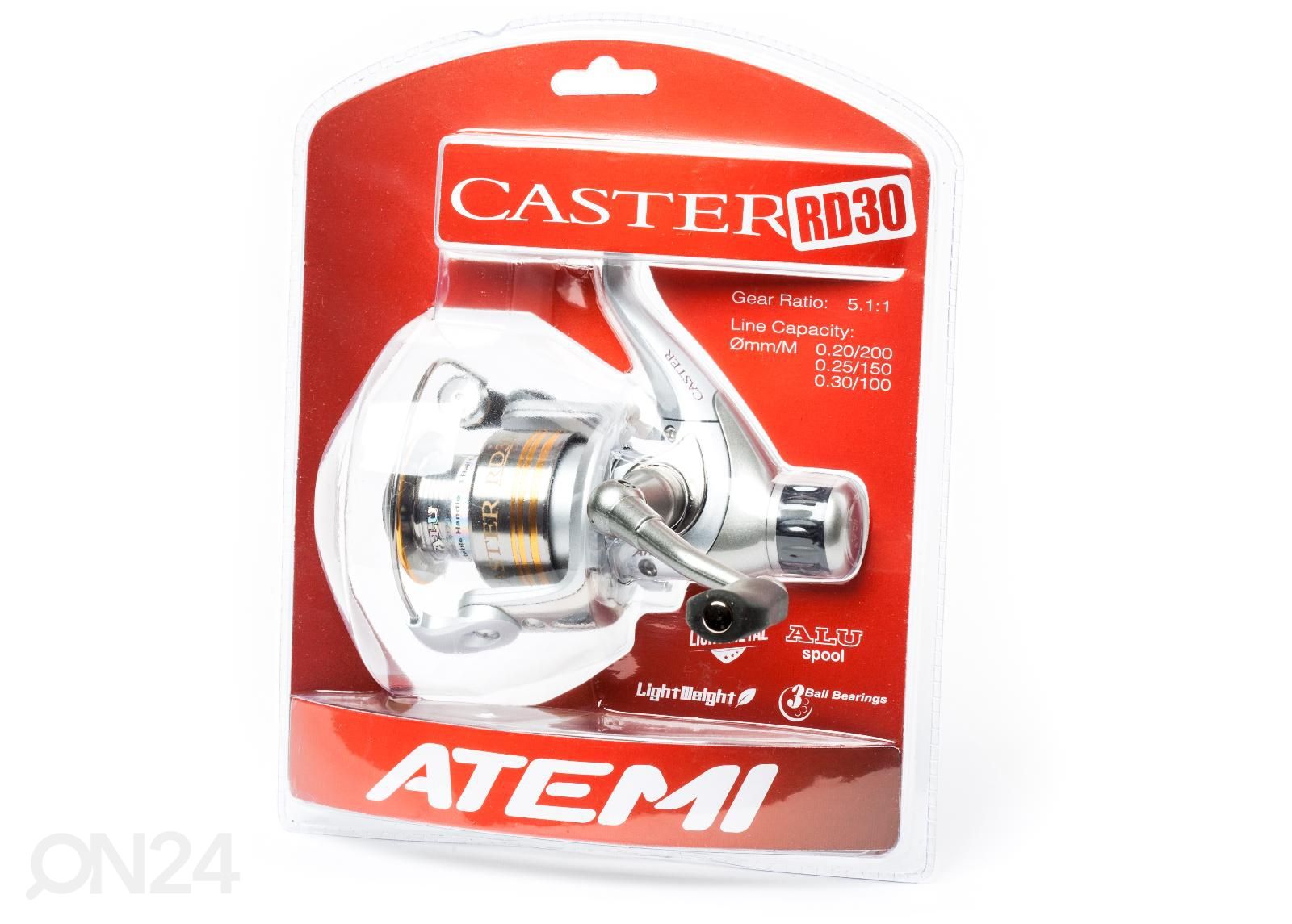 Avokela takajarrulla Atemi Caster C3-40Bl kuvasuurennos