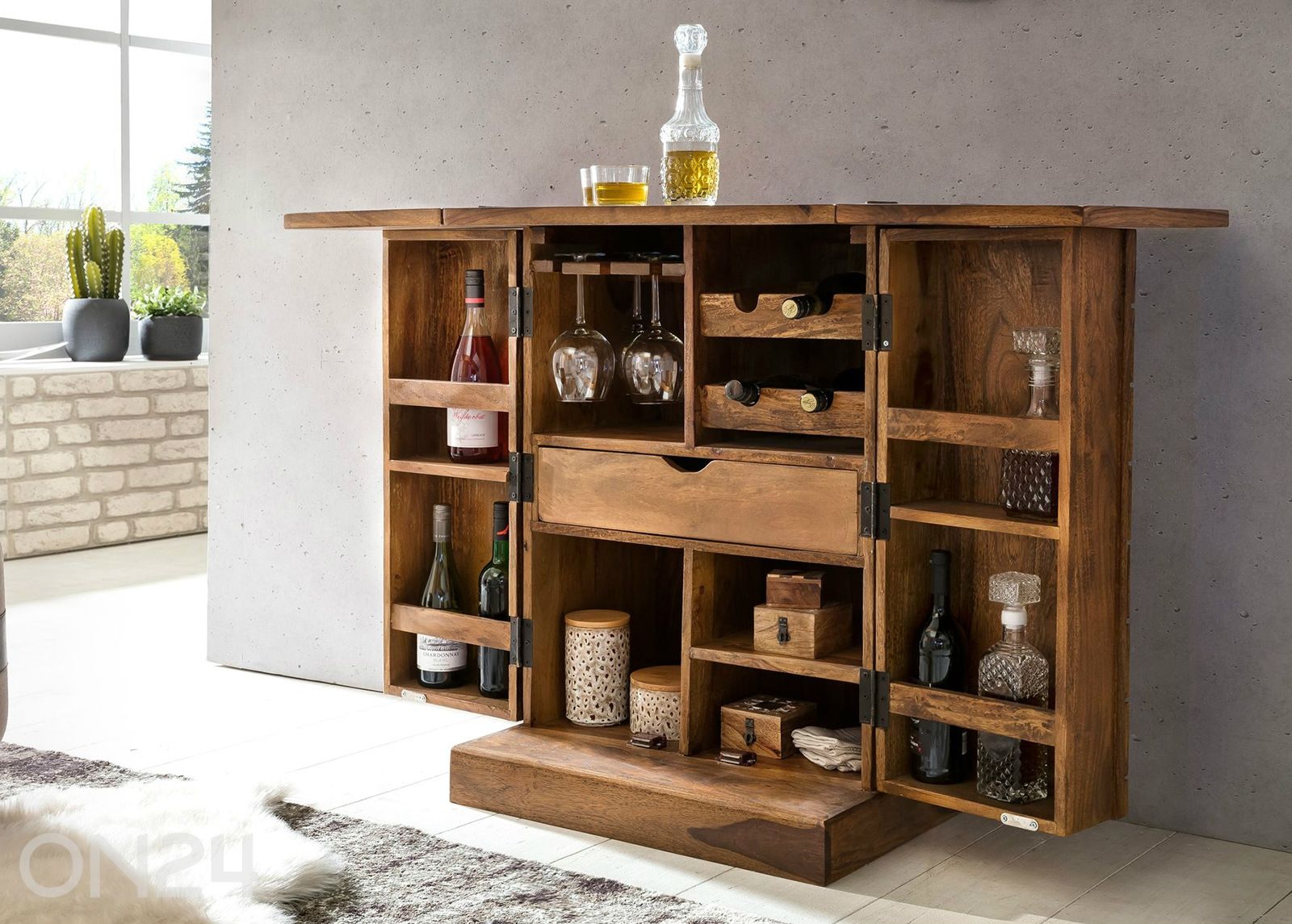 Baaripöytä / baarikaappi Sira kuvasuurennos