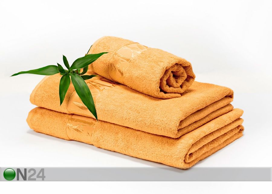 Bambu pyyhkeet keltainen kuvasuurennos