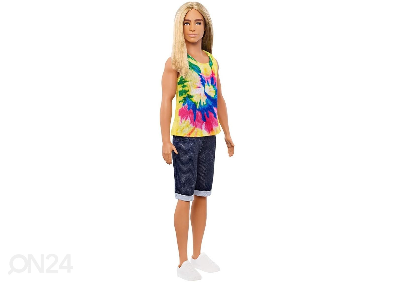 Barbie Fashionistas -nukke Ken pitkillä hiuksilla kuvasuurennos