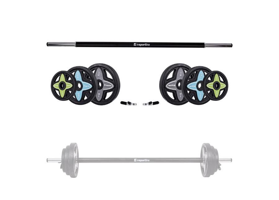 Bodypump nostosarja + painot Pumpstar 2 20 kg inSPORTline kuvasuurennos