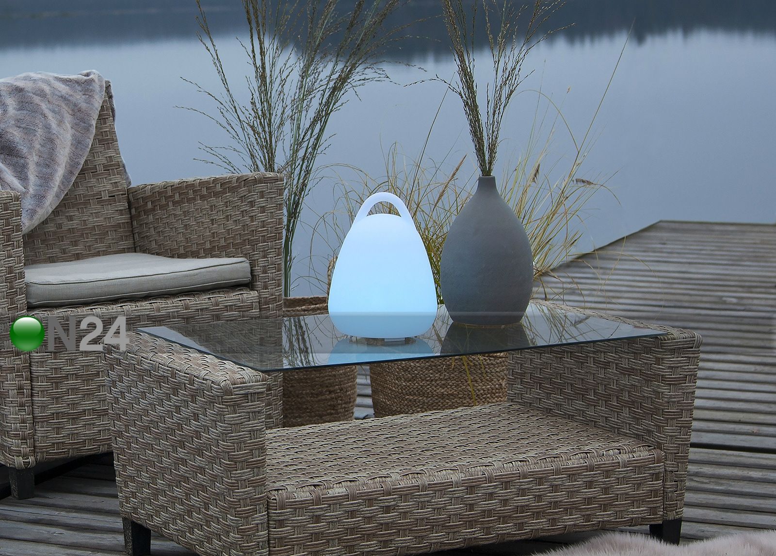 Dekoratiivi puutarhavalaisin Twilights kuvasuurennos