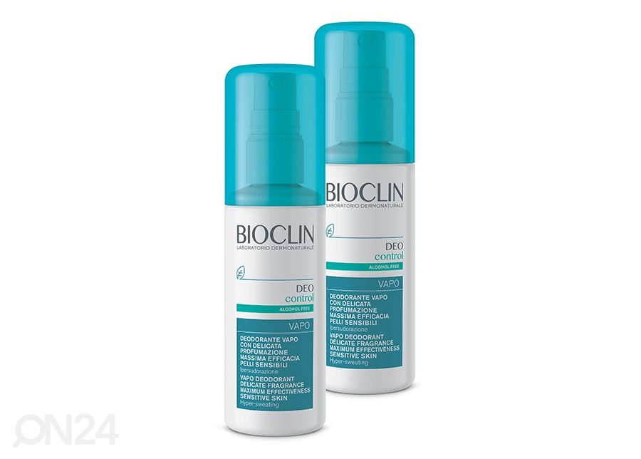 Deodorantti Bioclin Deo Control voimakkaaseen hikoiluun 2x100 ml kuvasuurennos