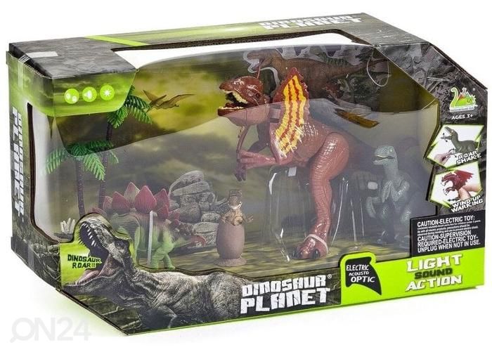 Dinosaurus leikkisetti 4 osaa kuvasuurennos