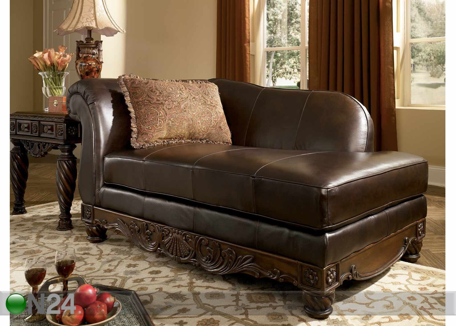 Divaani NORTH SHORE-DARK BROWN kuvasuurennos