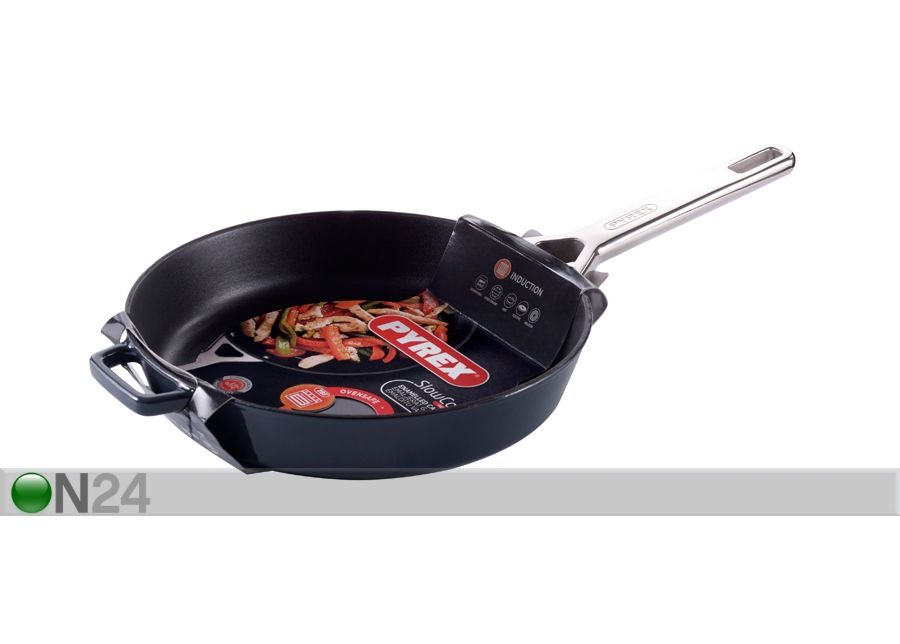 Emaloitu valurautapannu SLOWCOOK Ø26 cm kuvasuurennos