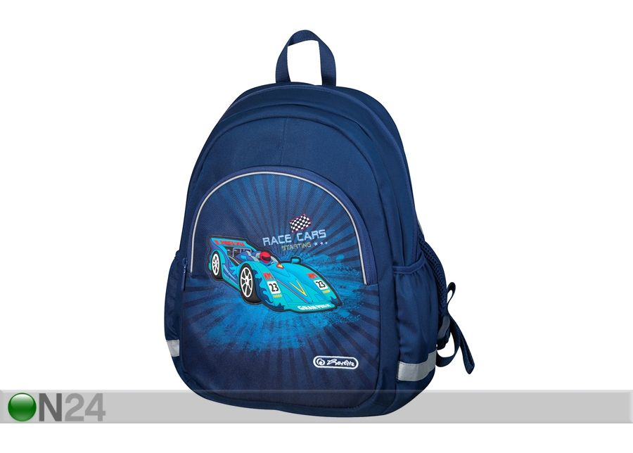Esikoulureppu HERLIZ RACE CARS kuvasuurennos