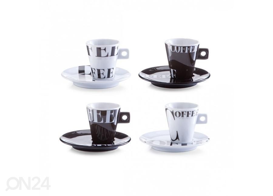 Espresso kahvikupit Coffee style, 8 osaa kuvasuurennos