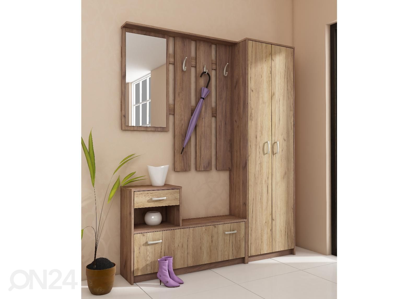 Eteiskalusteet Drimo I 155 cm kuvasuurennos