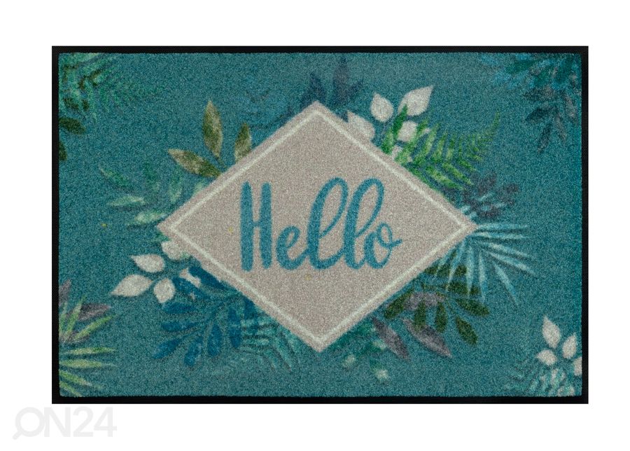 Eteismatto Floral Hello 50x75 cm kuvasuurennos
