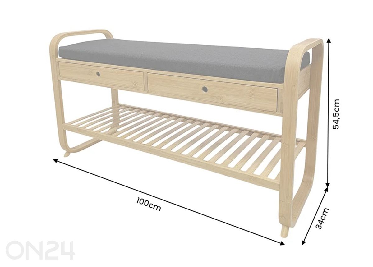 Eteispöytä Zen kuvasuurennos mitat