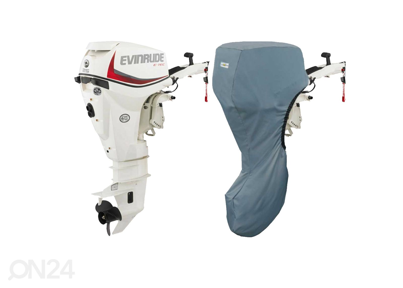 Evinrude perämoottorin peite E-TEC 15 H.O.-30 hp 20'' 2009- kuvasuurennos