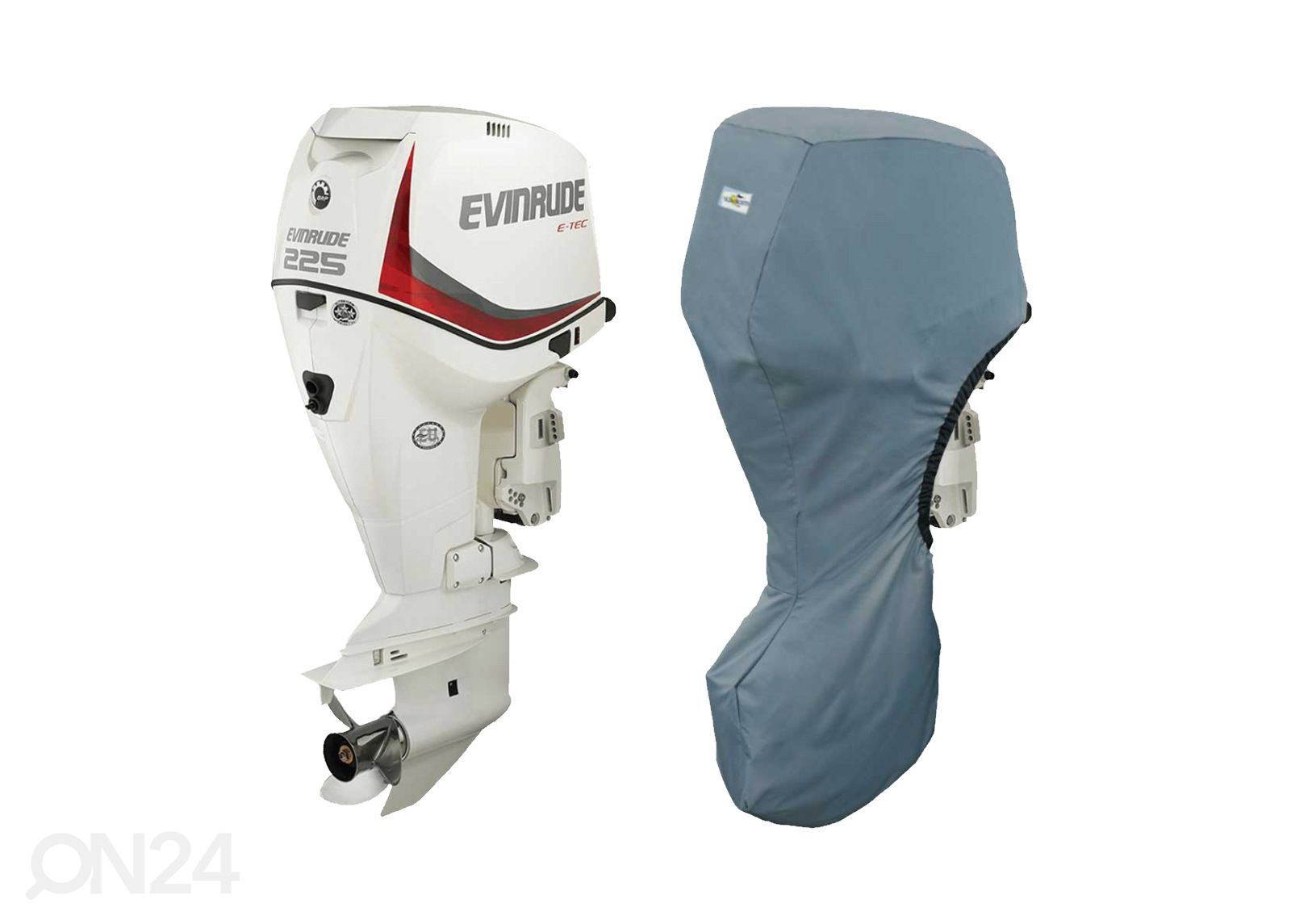 Evinrude perämoottorin peite E-TEC 200-300 hp 20'' 2005-2016 kuvasuurennos