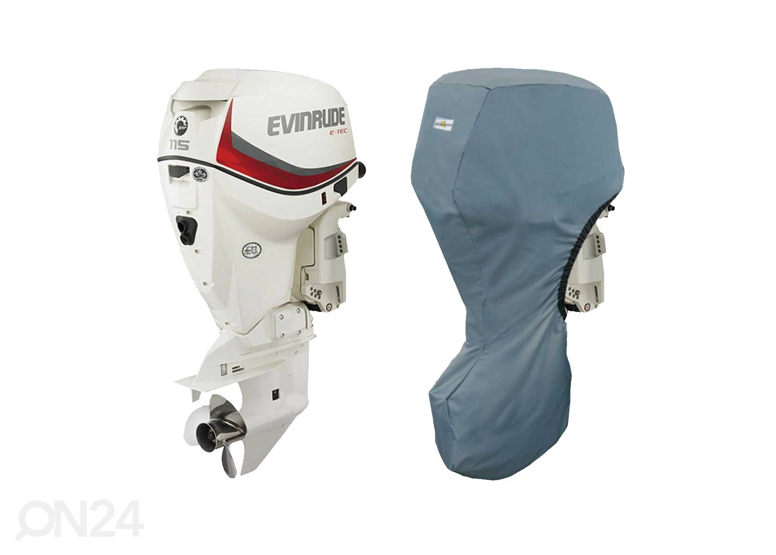 Evinrude perämoottorin peite E-TEC 90 H.O.-130 hp 25'' 2005- kuvasuurennos