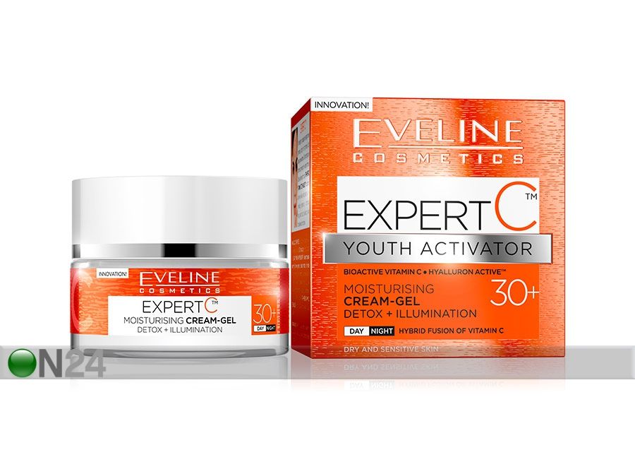 Expert C kasvovoide-geeli 30+ Eveline Cosmetics 50ml kuvasuurennos